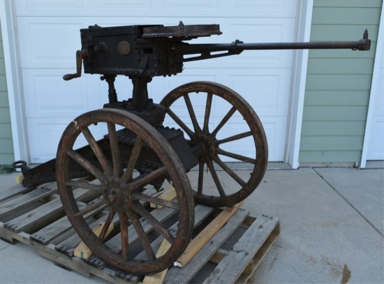 SCARCE NAPALESE BIRA HAND CRANK 577/450 FIELD GUN