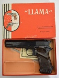Llama Model XI 9mm Semi-Auto Pistol MIB