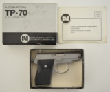 Norton Model TP-70 .25 Cal. Semi-Auto Pistol MIB