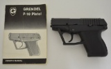 Grendel P-10 .380 Cal. Semi-Automatic Pistol