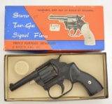RTS Model 1966 Tear Gas Signal Flare Revolver W/Bo
