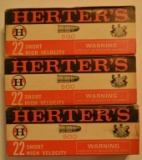 3-Herter's .22 Short High Velocity 500 Round Brick