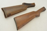 Pair Of Wood Butt Stocks Remington & Unknown