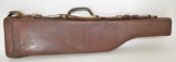 Vintage Leather Leg Of Mutton Shotgun/Rifle Case