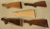 Mixed Lot Of Five Wood Rifle/Shotgun Stocks