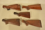 Mixed Lot Of Five Wood Rifle/Shotgun Stocks
