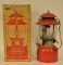 Vintage Coleman 200A195 Single Mantle Red Lantern