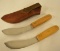 Lot Of 2 Green River Works Skinning Knives