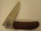 Vintage Gerber 2PW Paul Lock Blade Knife
