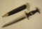 WWII German SS Dagger With Scabbard