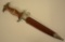 WWII German SA Dagger with Scabbard