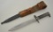 Swedish Mauser Bayonet Model 1896