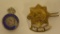 Lot Of Two British Ruled Fiji Police Badges