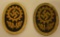 Lot Of 2 WWII German DAF Cap Badges