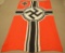 Large WWII German Kriegsmarine Flag 120