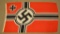 WWII German Kriegsmarine Battle Flag 64