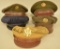 Lot Of 5 WWII Era US Military Hats