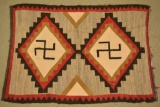 Hand Woven Swastika Design Sleigh Blanket