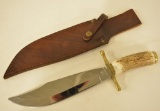 Whitetail Cutlery J-420 Stag Bowie Knife