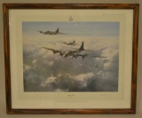 WWII Memphis Belle Robert Taylor Signed Print