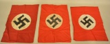 Lot Of 3 WWII German Battle Flags