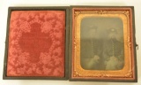 Civil War Era Military Tintype With Two Soldiers