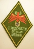 WWII German Standschutzen Batallion Sleeve Patch