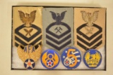 WWII US Military Bullion Patch Lot