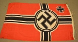 WWII German Kriegsmarine Battle Flag 85