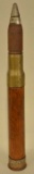 Vitnage Military Wooden Artillery Shell Dummy