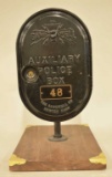 Vintage Auxillary Castiron Locking Police Box