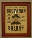 Vintage Porter County Sheriff Campaign Poster