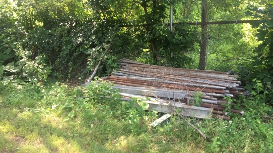 Lot of fence post and gates