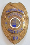 Obsolete 20th Century Fox Studio Police Badge