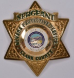 Obsolete Nevada Protective Services Sergeant Badge