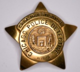 Obsolete Chicago Police Retired Detective Badge