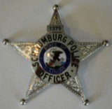 Obsolete Schaumburg Illinois Police Officer Badge
