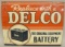DST Delco Batteries Flange Advertising Sign