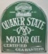 DSP Quaker State Motor Oil Tombstone Sign
