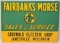 SST Embossed Fairbanks-Morse Advertising Sign