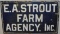 SSP E.A. Strout Farm Agency Advertising Sign