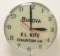 Bulova Advertising Clock Staunton VA