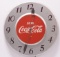 Drink Coca Cola Open Face Metal Clock