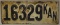1913 Kansas First Issue License Plate