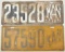 1915 & 1916 Kansas License Plate Lot