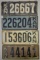 1917-1920 Kansas License Plate Lot