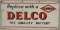 SST Delco Diamond Batteries Advertising Sign
