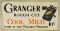 SST Granger Pipe Tobacco Advertising  Sign