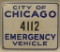 City of Chicago Reflective Parking Sign