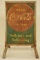 DST Embossed Coca Cola Advertising Sign w/ Stand